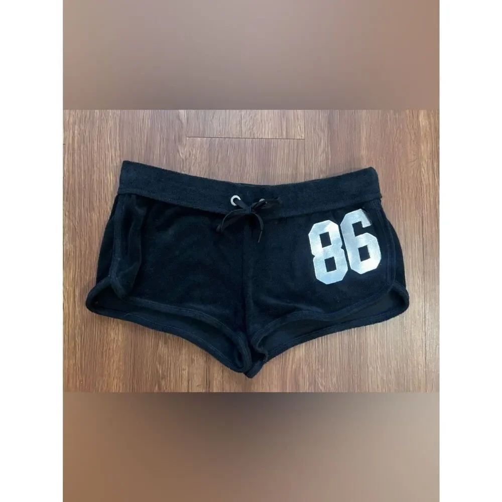 Vs Pink y2k velour vintage bling shorts XS - Picture 4 of 10